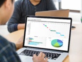 A team using project management software at their work.