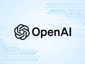Article graphic featuring the logo of OpenAI.